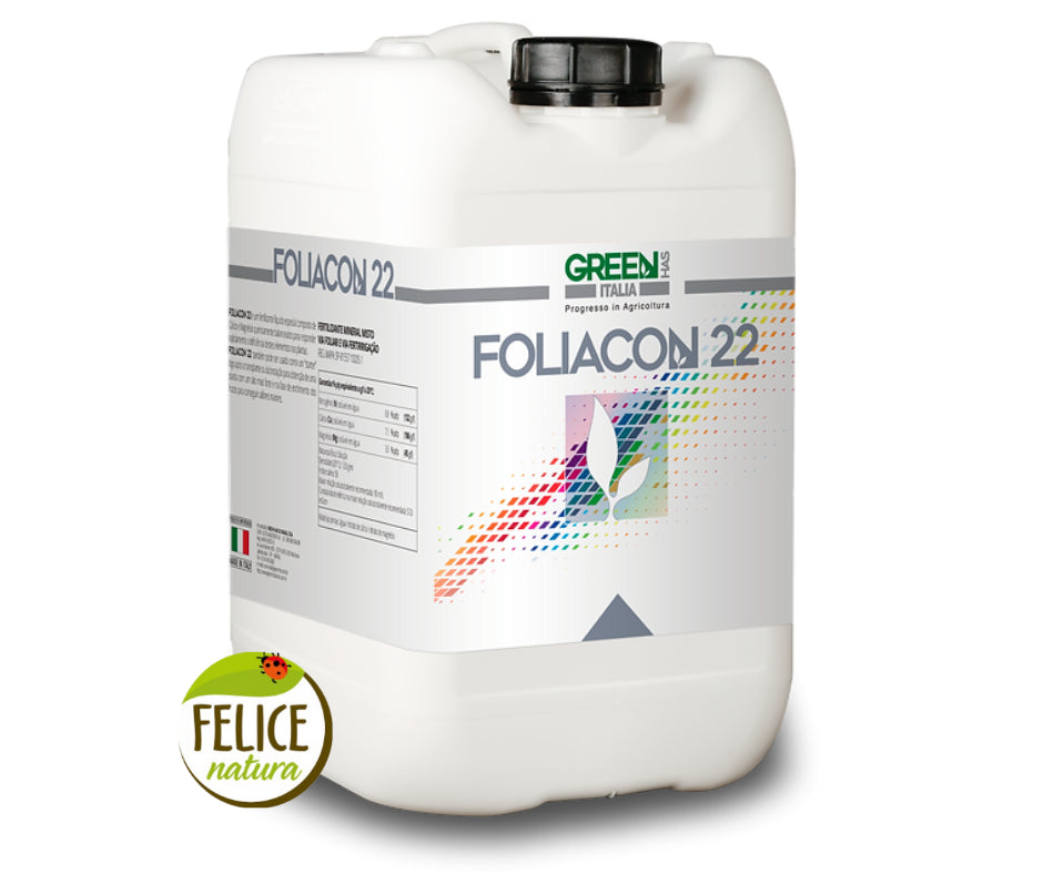 Foliacon 22 x 25 Kg - Fertilizzante - Altissima - Purezza - Somministrazione - Calcio - Magnesio
