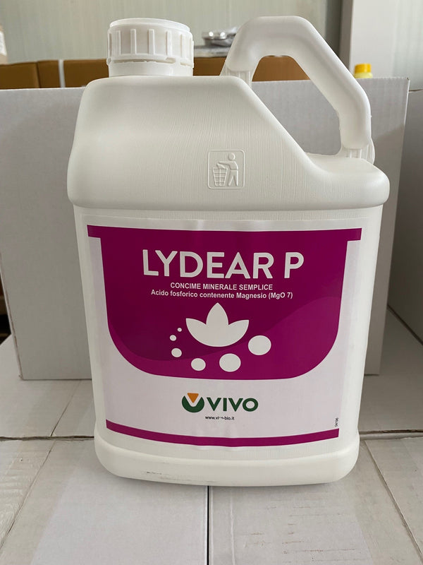 LYDEAR P x 5 LT - Concime minerale semplice formato da acido fosforico con magnesio solubile in acqua
