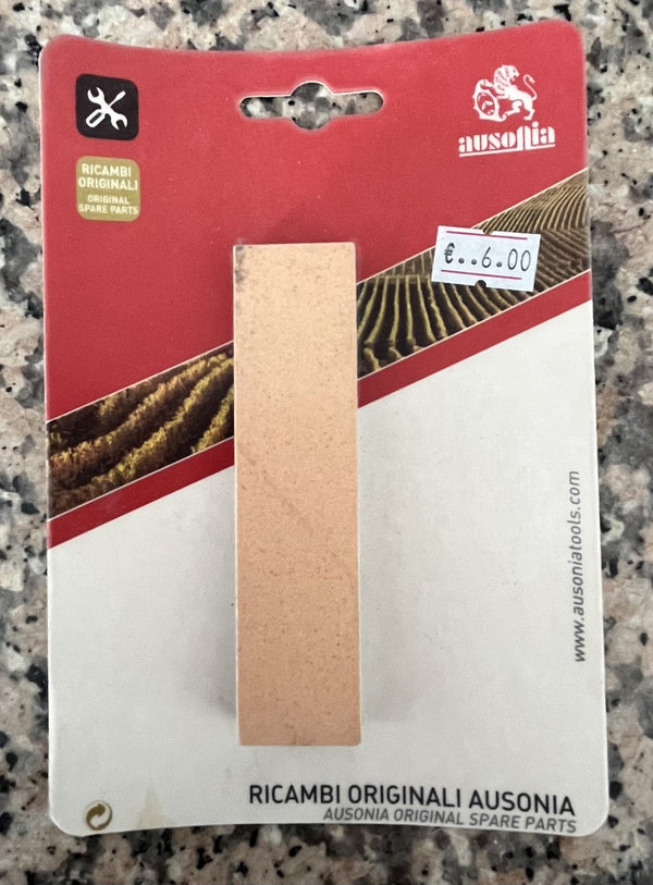 Pietra bicolore per affilare - 10x2,5x1,3 - Ausonia - Ricambi - Hobby - Giardinaggio - Piccole - Attrezzature
