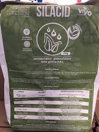 SILACID x 5 Kg - CORROBORANTE - POLVERE DI ROCCIA - NATURALE - SILICATI - ARGILLE ACIDE - AUTODIFESA