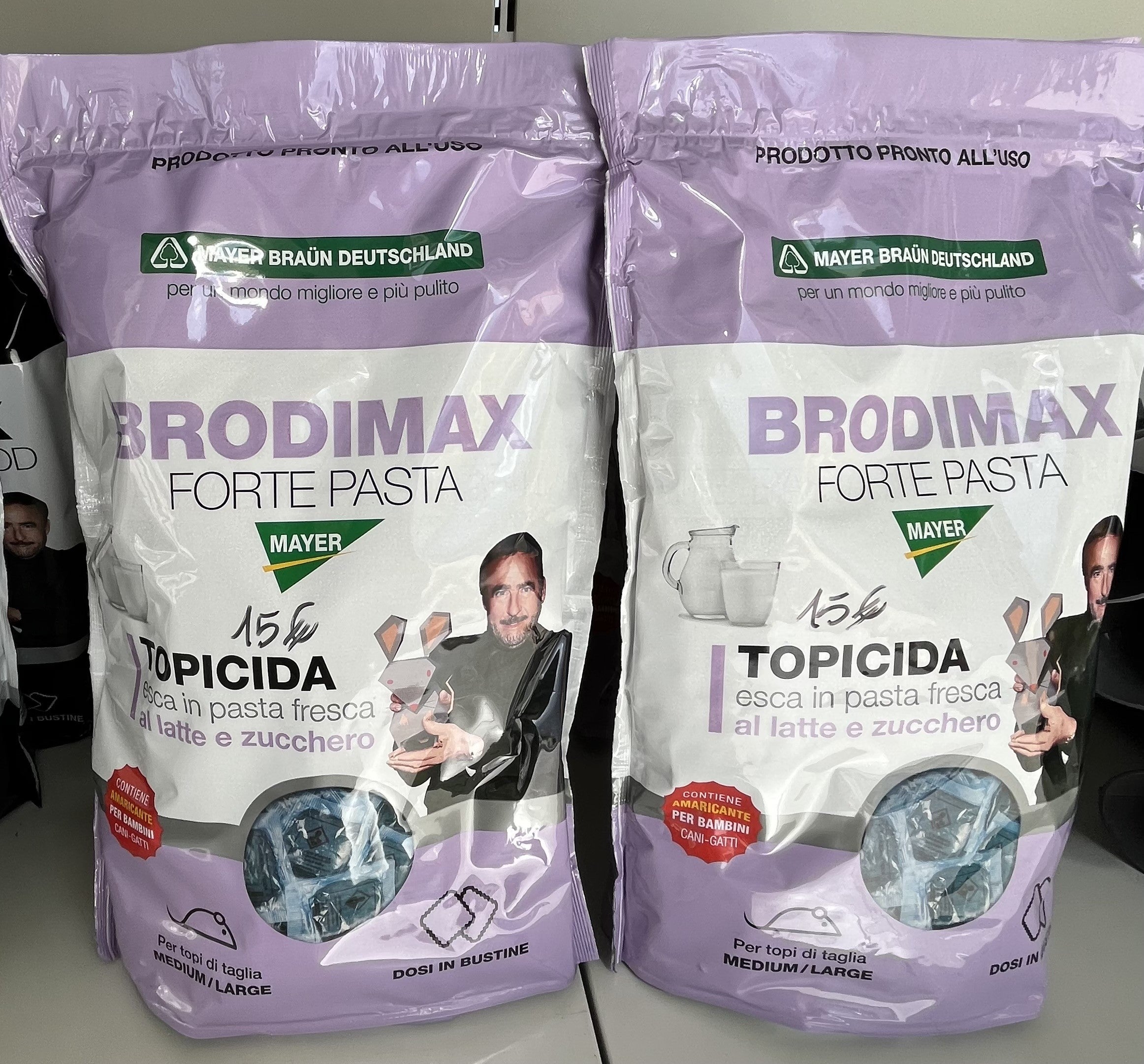 Topicida x 1,5 Kg - Brodimax - Forte - Pasta - Esca - Fresca - latte - zucchero