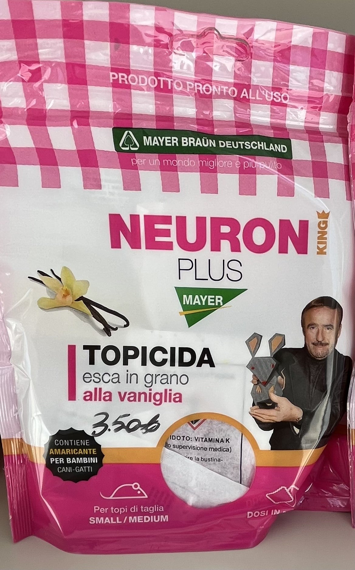 Topicida - Mayer - Neuron - Plus - Esca - Grano - Vaniglia - Bustine - Pronto - Uso