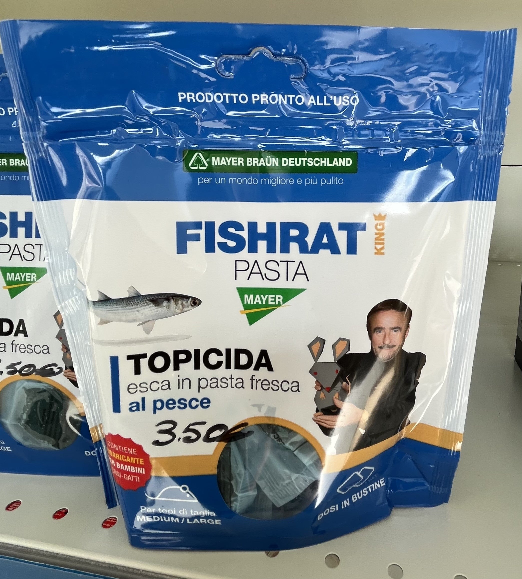 Topicida - Mayer - Pasta - Fishrat - Pronto - Uso - Esca - Fresca - Pesce