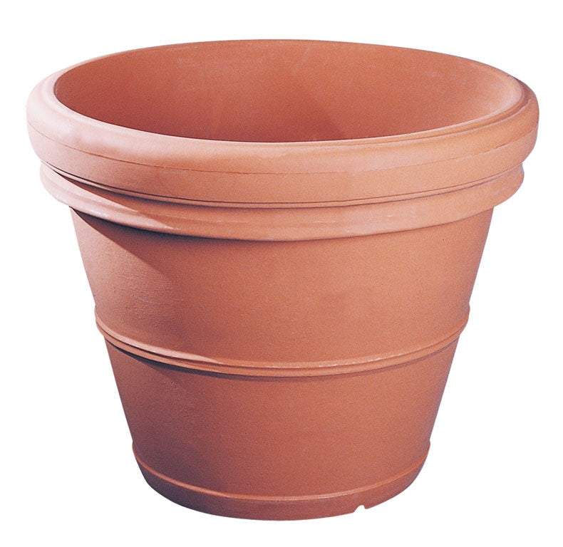 Vaso doppio bordo liscio in resina 87 cm x 56,2 h Vasi x 85 D - vaso elegante per piante da esterno